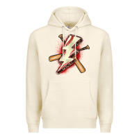 Tofu baseball lightning bolt Premium Hoodie - Zillion Design Studio