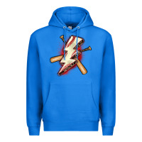 True Royal baseball lightning bolt Premium Hoodie - Zillion Design Studio