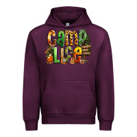 Mauve Wine camp life Urban Hoodie - RanaPortraitStore