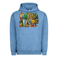 Pigment Pebble Blue camp life Urban Hoodie - RanaPortraitStore