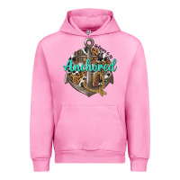 Fuchsia Pink anchored hebrews 6 19 Urban Hoodie - texasbilliewilder