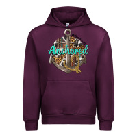 Mauve Wine anchored hebrews 6 19 Urban Hoodie - texasbilliewilder