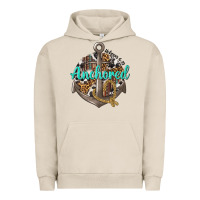 Pigment French Oak anchored hebrews 6 19 Urban Hoodie - texasbilliewilder