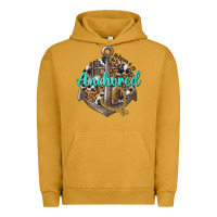 Pigment Peanut Butter anchored hebrews 6 19 Urban Hoodie - texasbilliewilder
