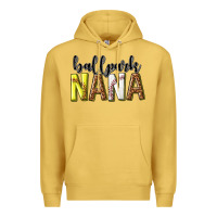 Antique Gold ballpark nana with leopard Premium Hoodie - texasbilliewilder