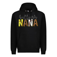Black ballpark nana with leopard Premium Hoodie - texasbilliewilder