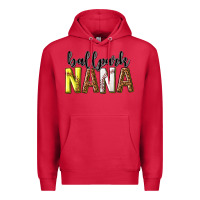 Cardinal ballpark nana with leopard Premium Hoodie - texasbilliewilder