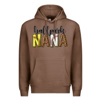 Chestnut ballpark nana with leopard Premium Hoodie - texasbilliewilder