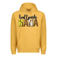 Mustard ballpark nana with leopard Premium Hoodie - texasbilliewilder