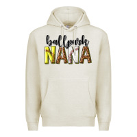 Oatmeal Heather ballpark nana with leopard Premium Hoodie - texasbilliewilder