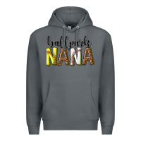 Rock ballpark nana with leopard Premium Hoodie - texasbilliewilder