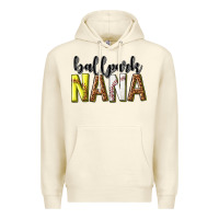 Sandshell ballpark nana with leopard Premium Hoodie - texasbilliewilder