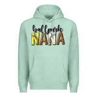 Seafoam ballpark nana with leopard Premium Hoodie - texasbilliewilder