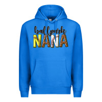 True Royal ballpark nana with leopard Premium Hoodie - texasbilliewilder