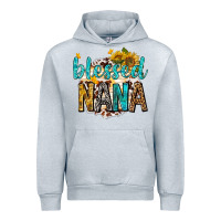 Heather Grey blessed nana with sunflowers Urban Hoodie - texasbilliewilder