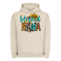 Pigment French Oak blessed nana with sunflowers Urban Hoodie - texasbilliewilder