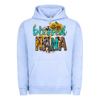 Pigment Grape Ice blessed nana with sunflowers Urban Hoodie - texasbilliewilder
