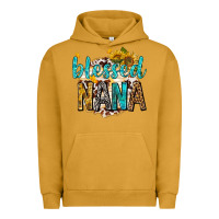Pigment Peanut Butter blessed nana with sunflowers Urban Hoodie - texasbilliewilder