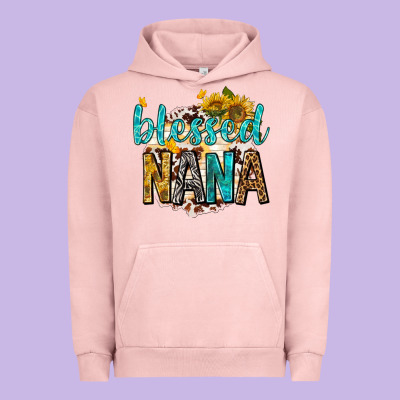 Urban Hoodie blessed nana with sunflowers