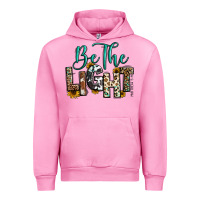 Fuchsia Pink be the light matthew 5 14 Urban Hoodie - RanaPortraitStore