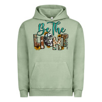 Pigment Oil Green be the light matthew 5 14 Urban Hoodie - RanaPortraitStore