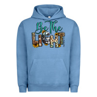 Pigment Pebble Blue be the light matthew 5 14 Urban Hoodie - RanaPortraitStore