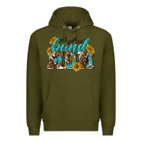 Army Green band mom Premium Hoodie - texasbilliewilder