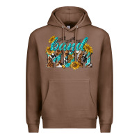 Chestnut band mom Premium Hoodie - texasbilliewilder