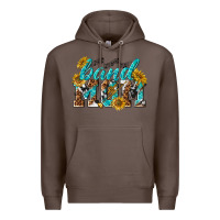 Coffee band mom Premium Hoodie - texasbilliewilder