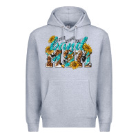 Heather Grey band mom Premium Hoodie - texasbilliewilder