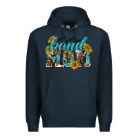 Navy band mom Premium Hoodie - texasbilliewilder