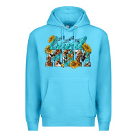 Ocean Blue band mom Premium Hoodie - texasbilliewilder
