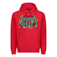 Red band mom Premium Hoodie - texasbilliewilder