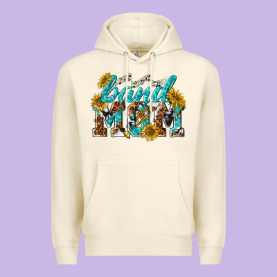 Band Mom Premium Hoodie Designed By Texasbilliewilder