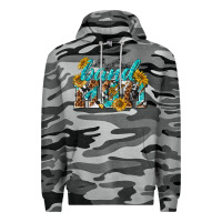 Slate Camo band mom Premium Hoodie - texasbilliewilder