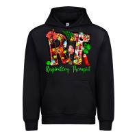 Black christmas respiratory therapist Urban Hoodie - Zillion Design Studio