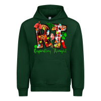Forest Green christmas respiratory therapist Urban Hoodie - Zillion Design Studio