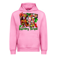 Fuchsia Pink christmas respiratory therapist Urban Hoodie - Zillion Design Studio