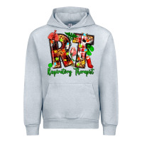 Heather Grey christmas respiratory therapist Urban Hoodie - Zillion Design Studio