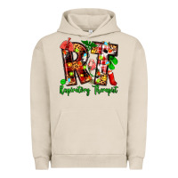 Pigment French Oak christmas respiratory therapist Urban Hoodie - Zillion Design Studio