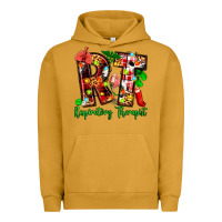Pigment Peanut Butter christmas respiratory therapist Urban Hoodie - Zillion Design Studio