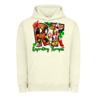 Pigment Pistachio christmas respiratory therapist Urban Hoodie - Zillion Design Studio