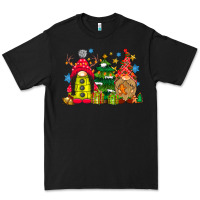 Black gnome Christmas Premium Tee - CowhideDigitalArt