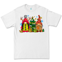 White gnome Christmas Premium Tee - CowhideDigitalArt