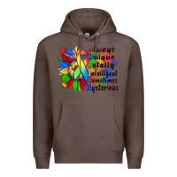 Coffee always unique totally intelligent sometimes myster Premium Hoodie - Zillion Design Studio