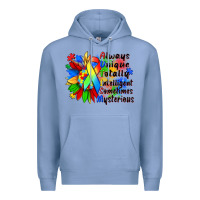 Colony Blue always unique totally intelligent sometimes myster Premium Hoodie - Zillion Design Studio