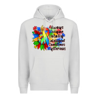 Dove Grey always unique totally intelligent sometimes myster Premium Hoodie - Zillion Design Studio