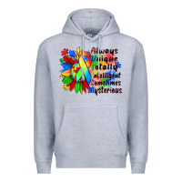 Always Unique Totally Intelligent Sometimes Myster Premium Hoodie | Teevron