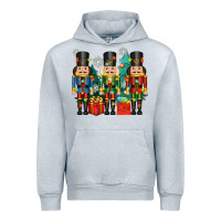 Heather Grey christmas natcrackers Urban Hoodie - Zillion Design Studio