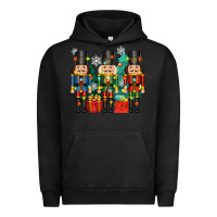 Pigment Black christmas natcrackers Urban Hoodie - Zillion Design Studio